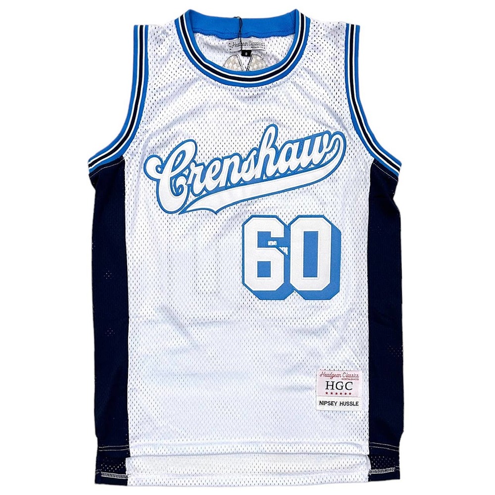Nipsey Hussle Men's Headgear Classics Crenshaw 60 Embroidered Basketball Jersey - Picture 1 of 4